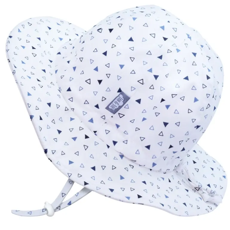 Kids Cotton Floppy Hats | Triangles