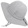 Kids Cotton Floppy Hats | Grey