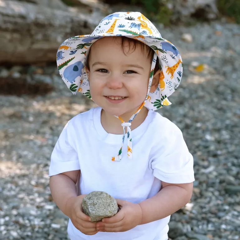Kids Cotton Floppy Hats | Safari