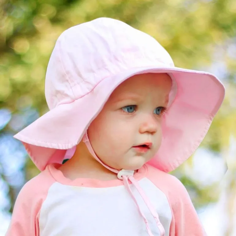 Kids Cotton Floppy Hats | Pink