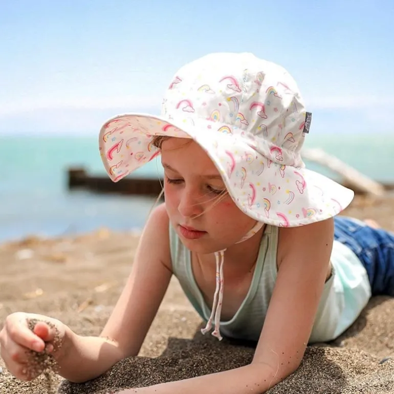 Kids Cotton Floppy Hats | Rainbow