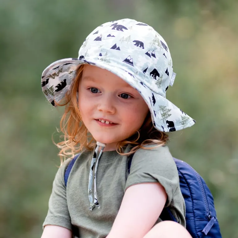Kids Cotton Floppy Hats | Bear