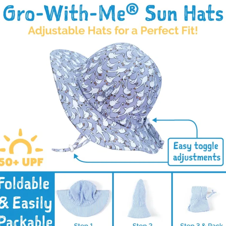 Kids Cotton Floppy Hats | Triangles