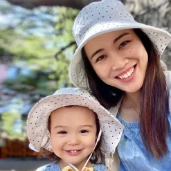 Kids Cotton Floppy Hats | Dots