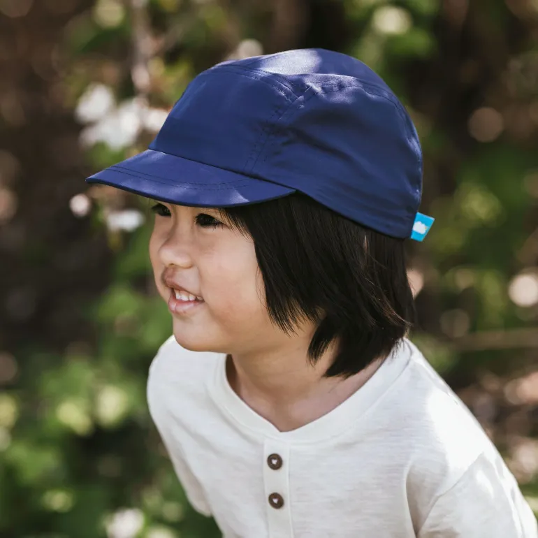 Kids Five Panel SunLite Caps | Navy