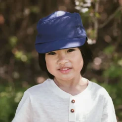 Kids Five Panel SunLite Caps | Navy