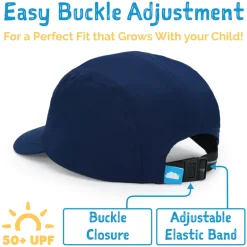 Kids Five Panel SunLite Caps | Manta Ray