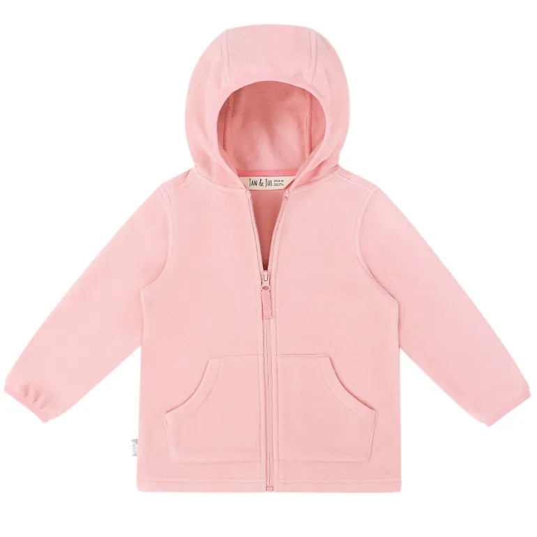 Kids Fleece Jacket | Dusty Pink