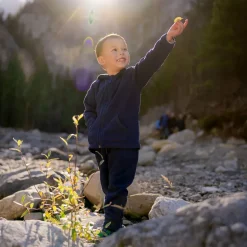 Kids Fleece Jacket | Navy