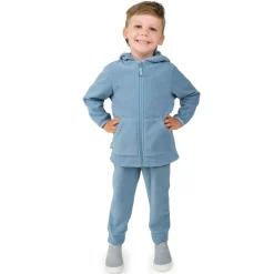 Kids Fleece Jacket | Stormy Blue