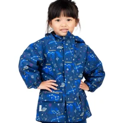 Kids Fleece Lined Rain Jackets | Constellations