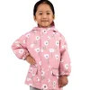 Kids Fleece Lined Rain Jackets | White Tulip