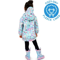 Kids Fleece Lined Rain Jackets | Enchanted