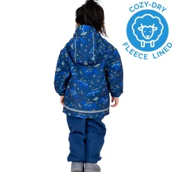 Kids Fleece Lined Rain Jackets | Constellations
