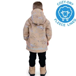 Kids Fleece Lined Rain Jackets | Mountain Trails