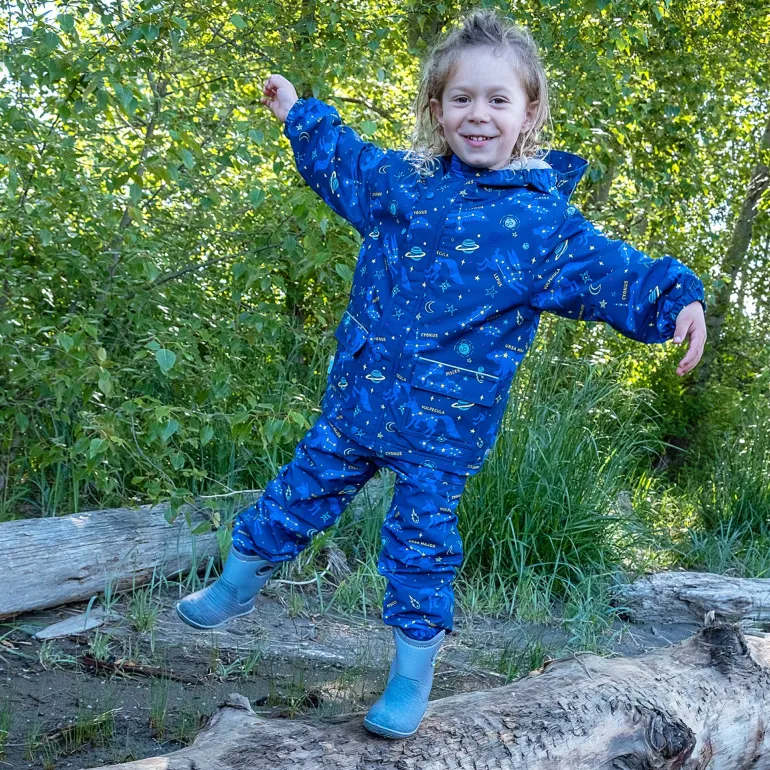 Kids Fleece Lined Rain Jackets | Constellations