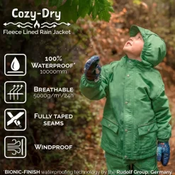 Kids Fleece Lined Rain Jackets | Bear