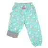 Kids Fleece Lined Rain Pants | Unicorn