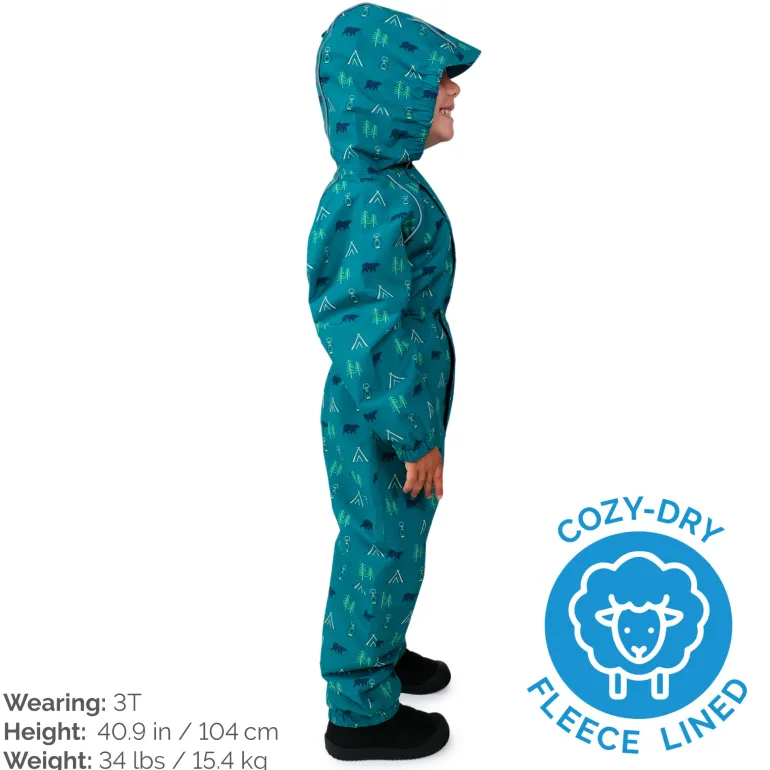 Kids Fleece Lined Rain Suits | Summer Camp