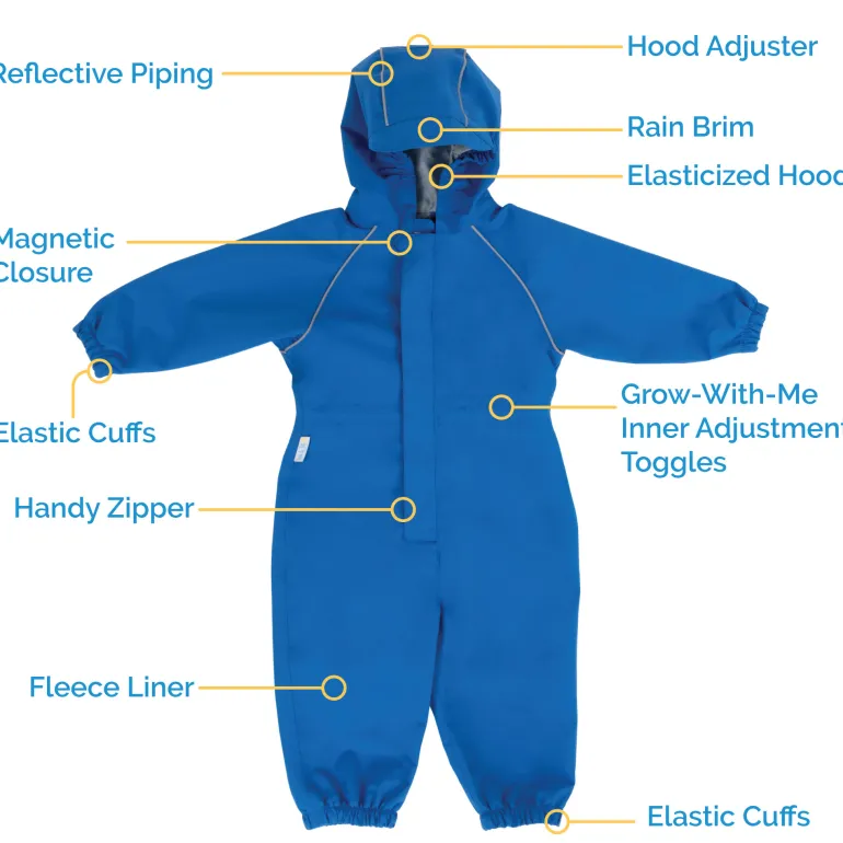 Kids Fleece Lined Rain Suits | Enchanted