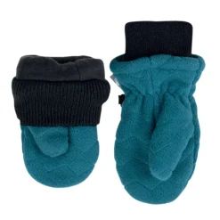 Kids Fleece Mittens | Blue Spruce