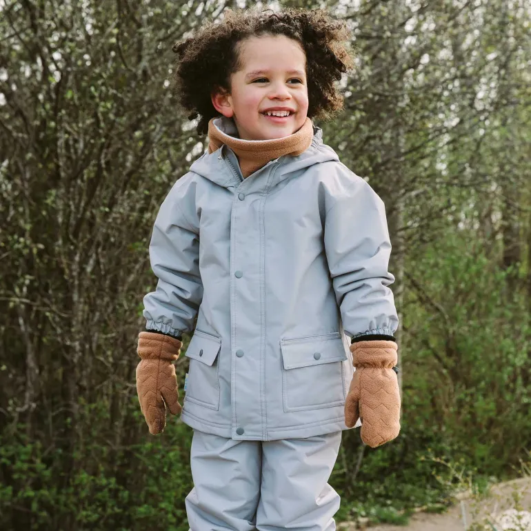 Kids Fleece Mittens | Brown Bear