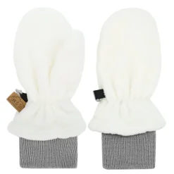 Kids Fleece Mittens | Cream