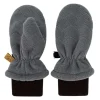 Kids Fleece Mittens | Dark Grey