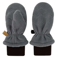 Kids Fleece Mittens | Dark Grey