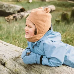 Kids Fleece Mittens | Stormy Blue