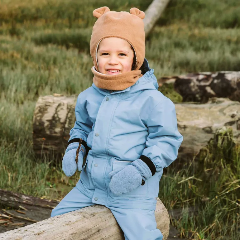 Kids Fleece Mittens | Stormy Blue