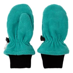 Kids Fleece Mittens | Teal