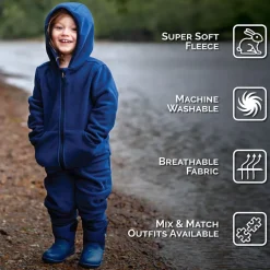 Kids Fleece Pants | Blue Spruce