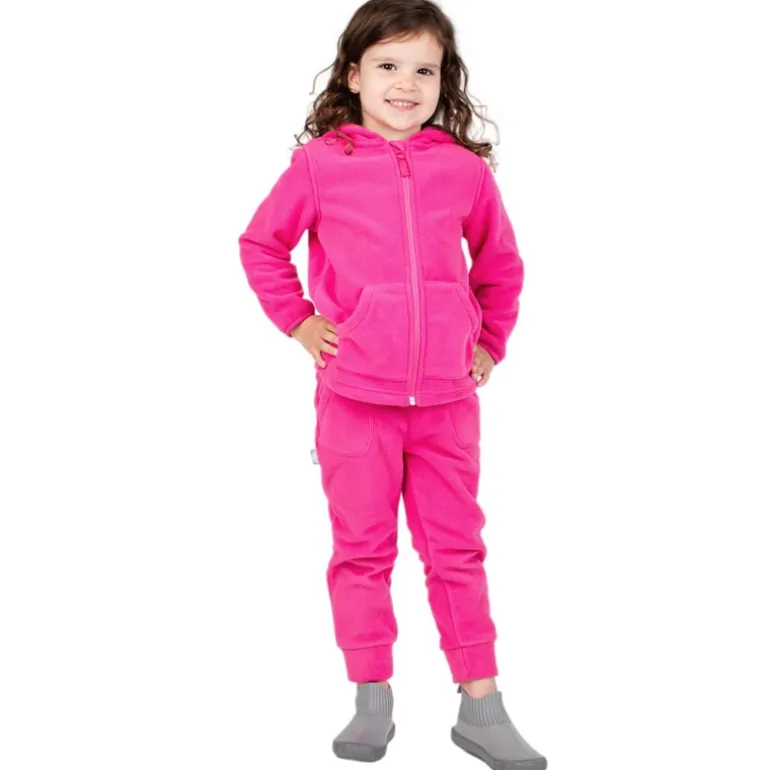 Kids Fleece Pants | Hot Pink