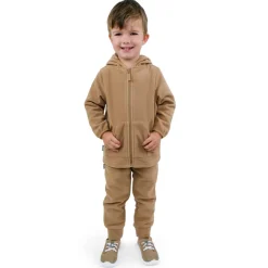 Kids Fleece Pants | Soft Brown