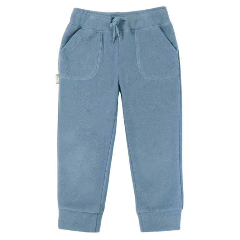 Kids Fleece Pants | Stormy Blue