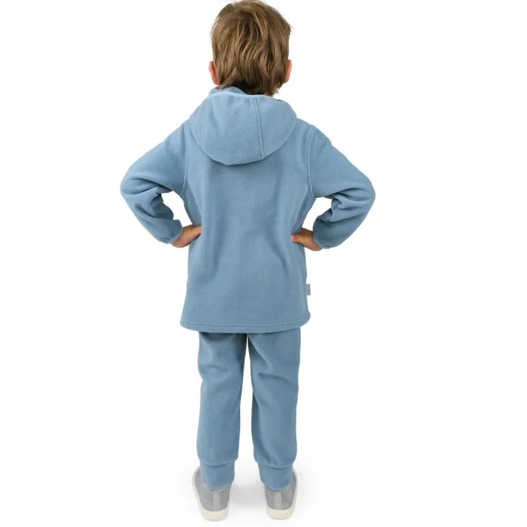 Kids Fleece Pants | Stormy Blue