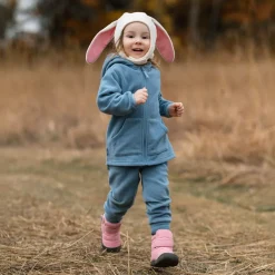 Kids Fleece Pants | Stormy Blue