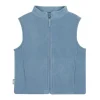 Kids Fleece Vest | Stormy Blue