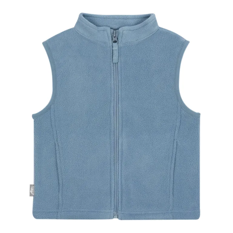 Kids Fleece Vest | Stormy Blue