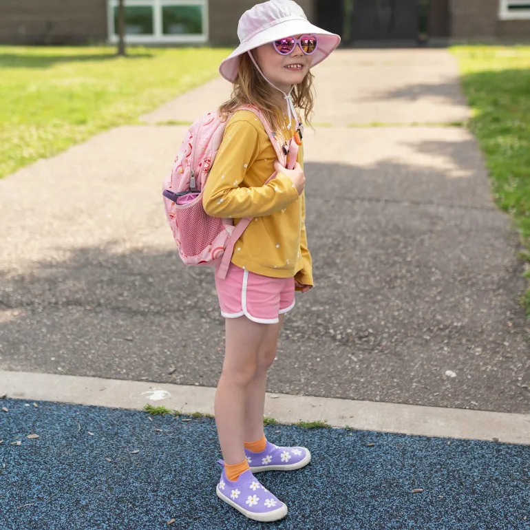 Kids Graphic Slip On Shoes | Purple Daisy