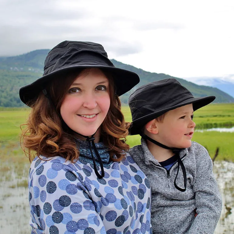 Kids Hiking Hats | Black