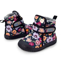 Kids Insulated Ankle Boots | Winter Flowers
