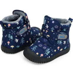 Kids Insulated Ankle Boots | Navy Forest