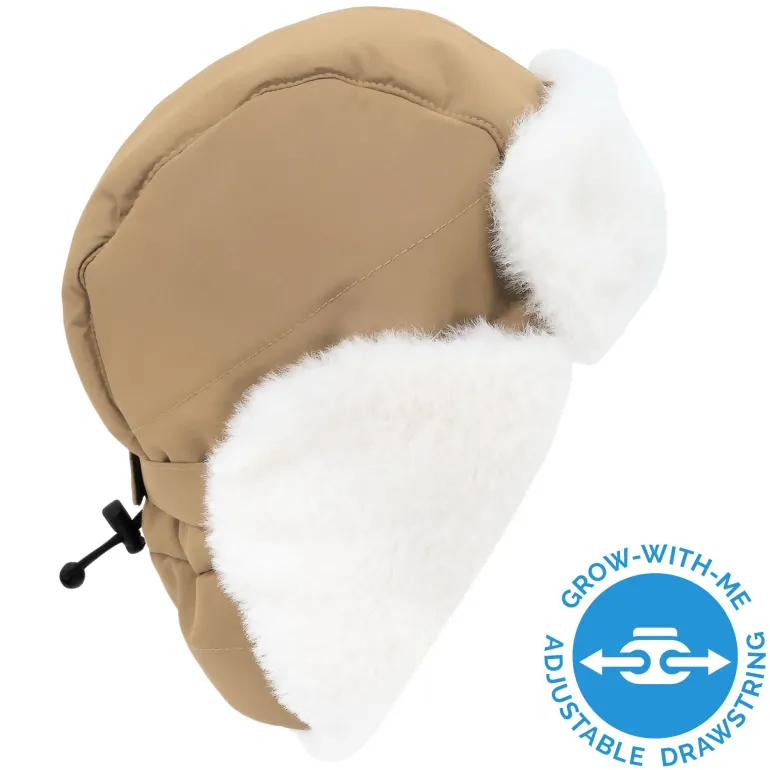 Kids Insulated Winter Hats | Soft Brown
