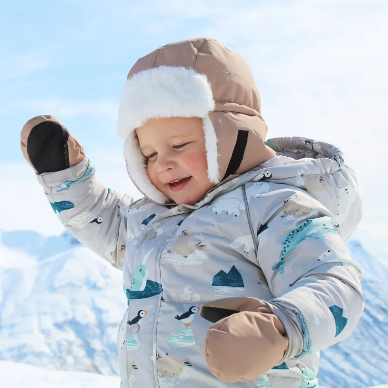 Kids Insulated Winter Hats | Soft Brown