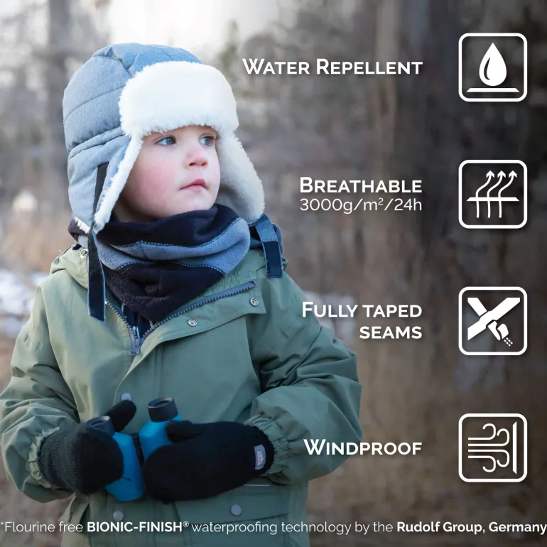 Kids Insulated Winter Hats | Pink Rainbow