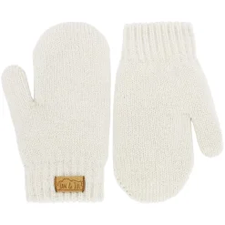 Kids Knit Mittens | Cream