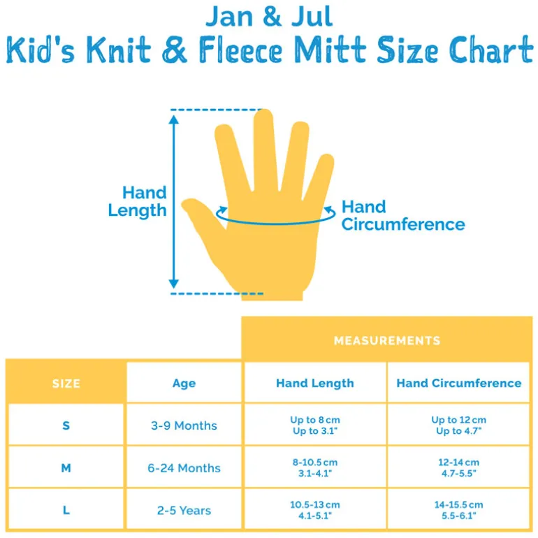 Kids Knit Mittens | Red