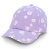 Kids Lite Baseball Caps | Purple Daisy